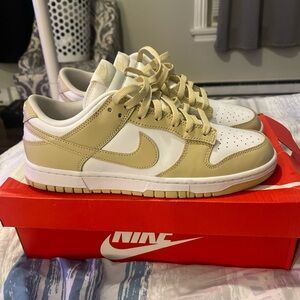 Nike Dunks Low (White & Gold)